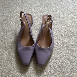 Franco Sarto Lavender Slingback Heels